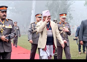 सशस्त्र प्रहरी स्थापना दिवसको अवसरमा १ नम्बर बाहिनीमा विशेष कार्यक्रम