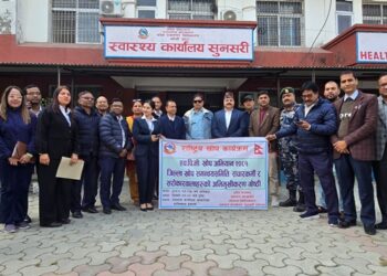 सुनसरीका ४८ हजार बढी बालिकालाई पाठेघरको मुखको क्यान्सर विरुद्धको खोप लगाइदै